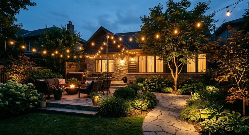 Backyard Lighting Service in Overland Park, KS