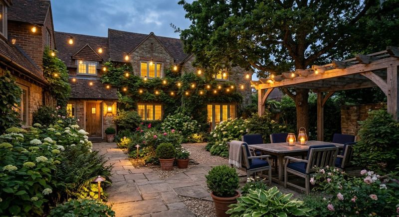 Terrace Lighting Installation in Kansas City, MO